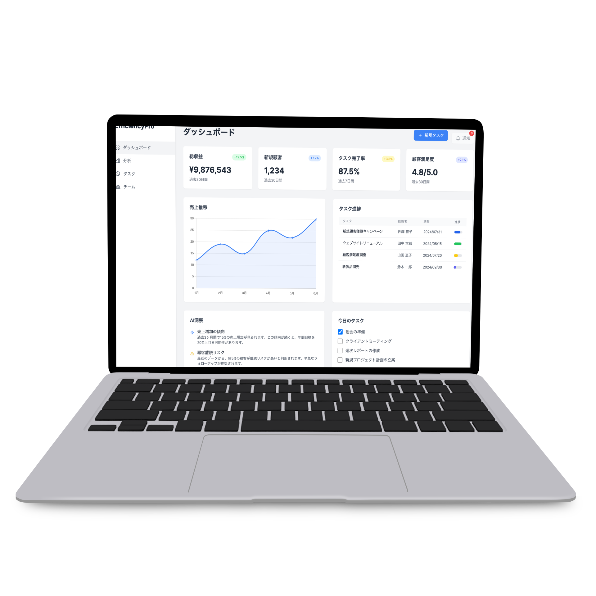 Desktop application mock